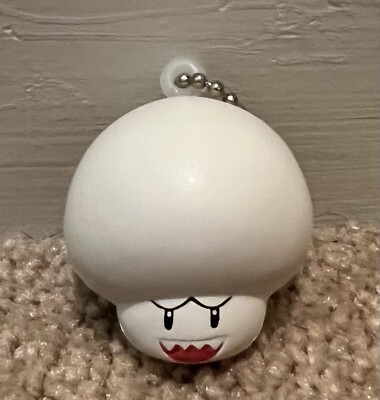 2007 Nintendo Super Mario Galaxy Mushroom Boo Foam Keychain | eBay