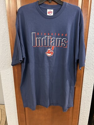 Vintage Hank Aaron Cleveland Indians Crewneck T-shirt Embroidered 