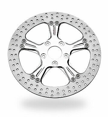Performance Machine PM Wrath Polished Front 13" Brake Rotor Harley 00-15 - Picture 1 of 1
