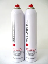 Paul Mitchell Super Clean Finishing Spray Flexible Hold 9.5 oz (2 cans) dents