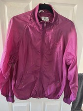 Vintage Pink Lacoste Izod Windbreaker Jacket Coat Size Medium / 12