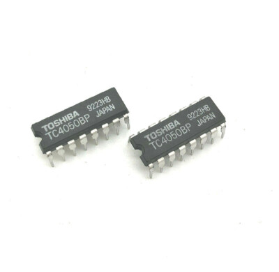 10 x Toshiba TC4050BP Hex Buffer/Converter DIP16 NEU NEW