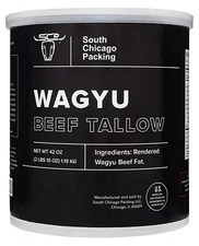 South Chicago Packing Wagyu Beef Tallow, 42 Ounces, Paleo-friendly, 100% Pure
