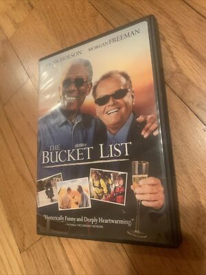 The Bucket List (DVD, 2007) Jack Nicholson Morgan Freeman Movie