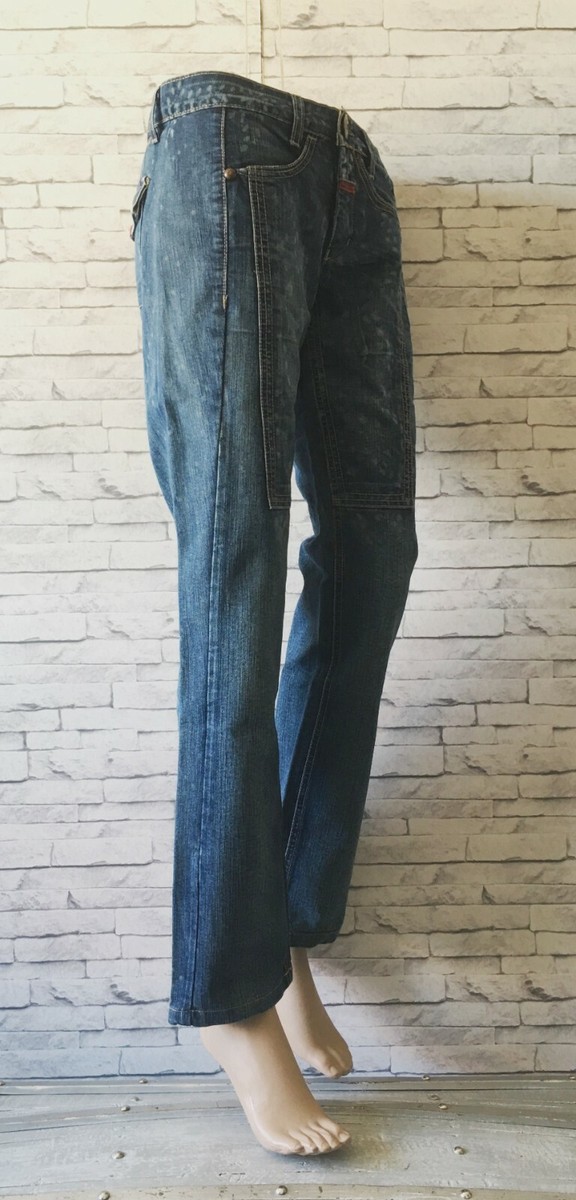 Jean Femme Marithé & François Girbaud – Taille 36 (équivalent W26/L30) – Bleu Stone – Occasion Très Bon état