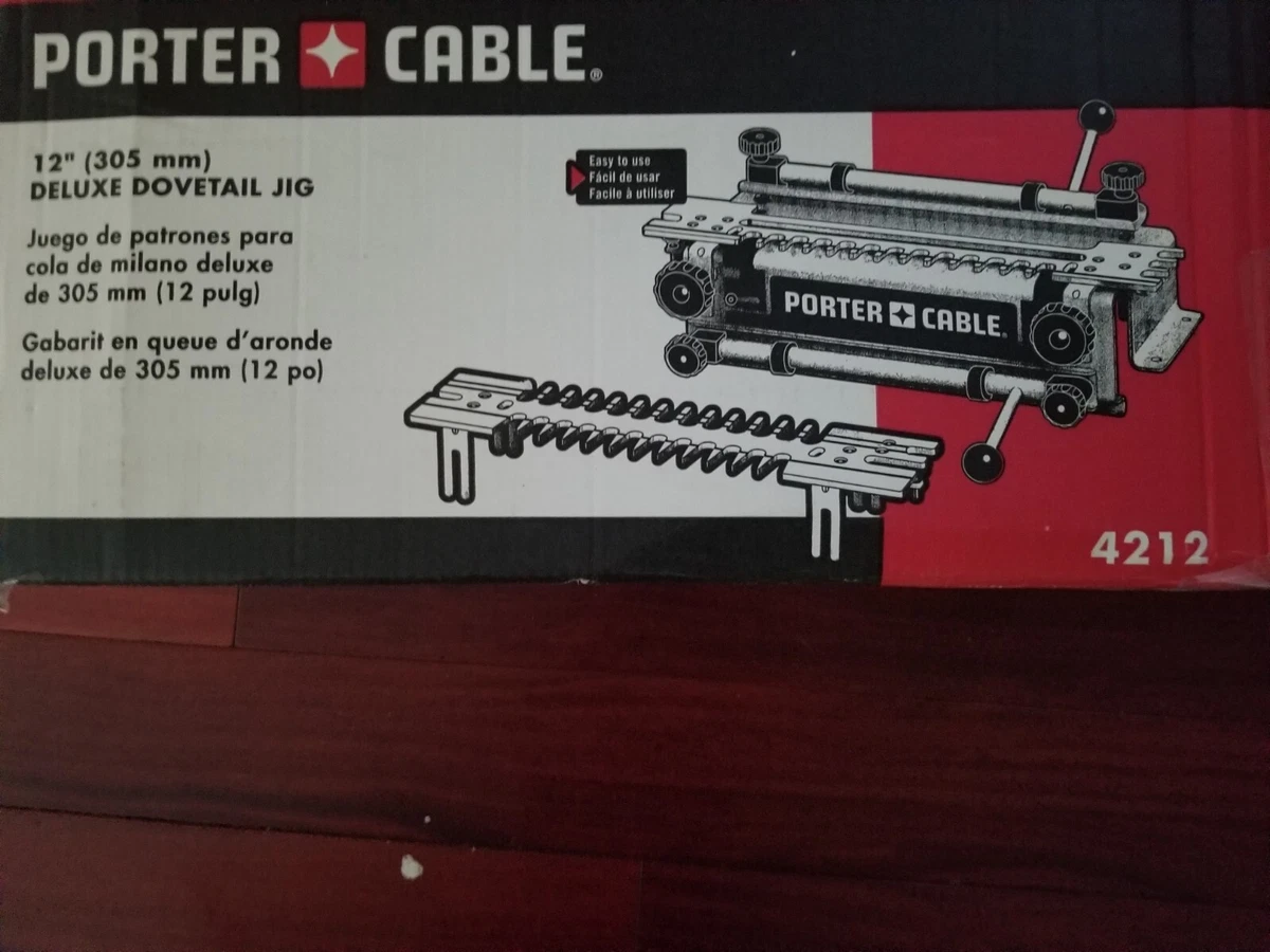 PORTER CABLE 4212 12in Deluxe Dovetail Jig NEW in BOX WITH 4215