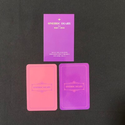 iz*one oneiric diary Wonyoung set 3D ver. + 4 photo cards