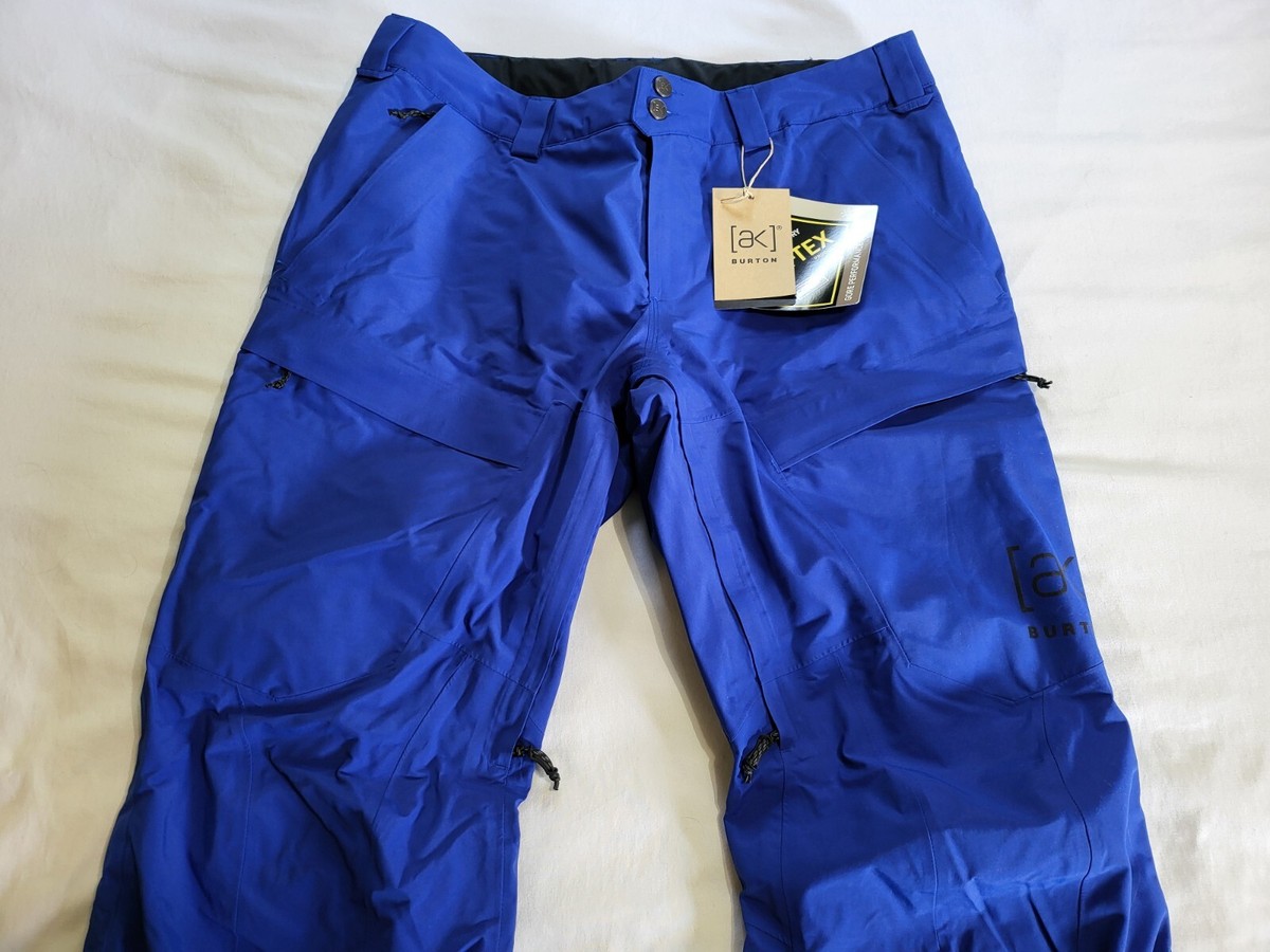 Burton AK Gore-Tex Swash Snowboard/Ski Pants, Mens, XL, Jake Blue