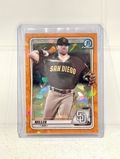 2020 Bowman Chrome Sapphire Owen Miller Prospect Orange Refractor /75 Padres