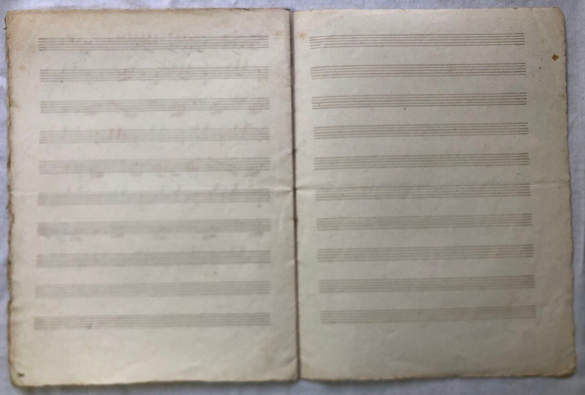 Inedito Originale Antico spartito musicale manoscritto Mazurka - Main Image