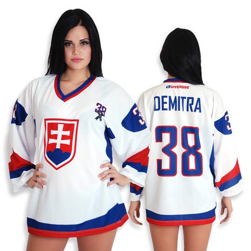 Team Slovakia PAVOL DEMITRA White memorial Ice Hockey Jersey eBay