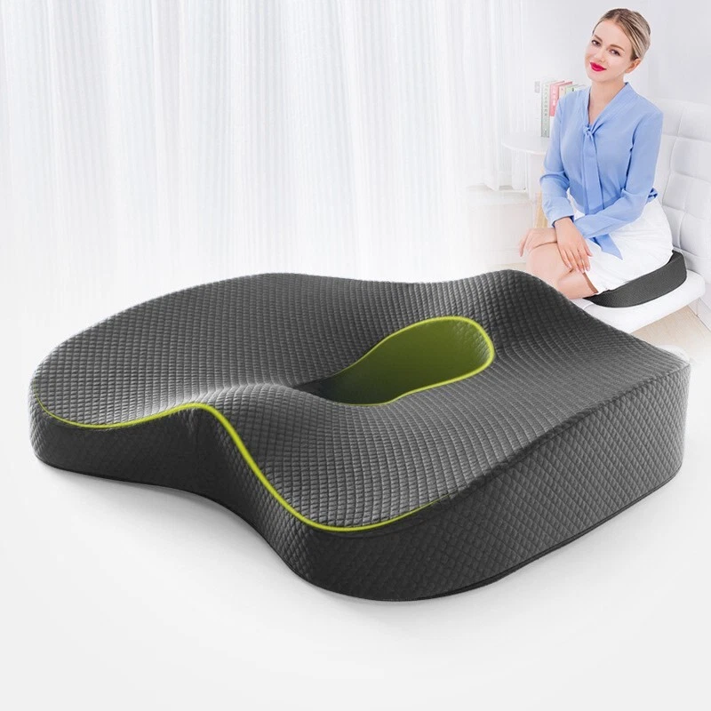 Soft Seat Cushion Chair Pad Hip Car Pillow Support Memory Foam Ergonomic  Office