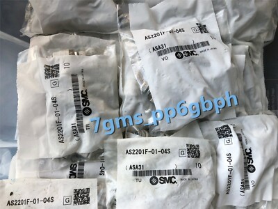 2 PCS NEW SMC throttle valve AS2201F-01-04S #E1