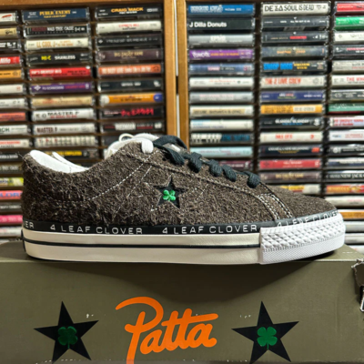 Converse x Patta One Star Pro Java, Burnt Olive & White Converse x Patta One Star Pro Java, Burnt Olive & White