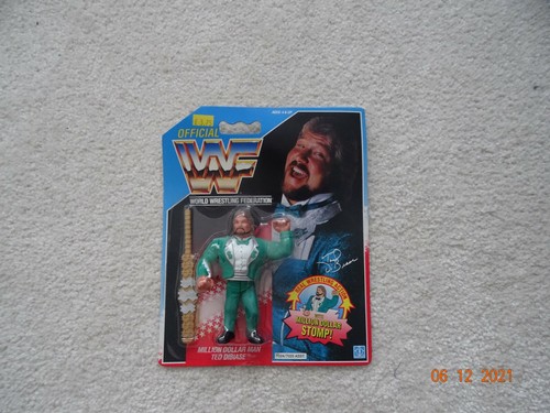 WWF WWE Hasbro Million Dollar Man Ted diBiase-MOC-...