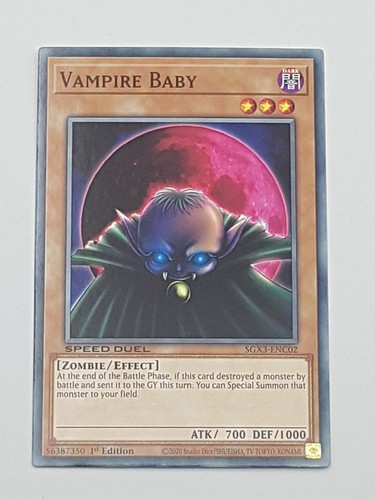 Yu-Gi-Oh! Einzelkarte Vampire Baby NM | eBay.de