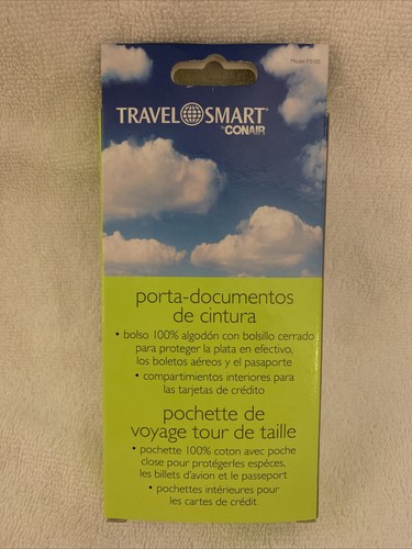 ConAir Travel Smart Waist Security Pouch New - Picture 2 of 2