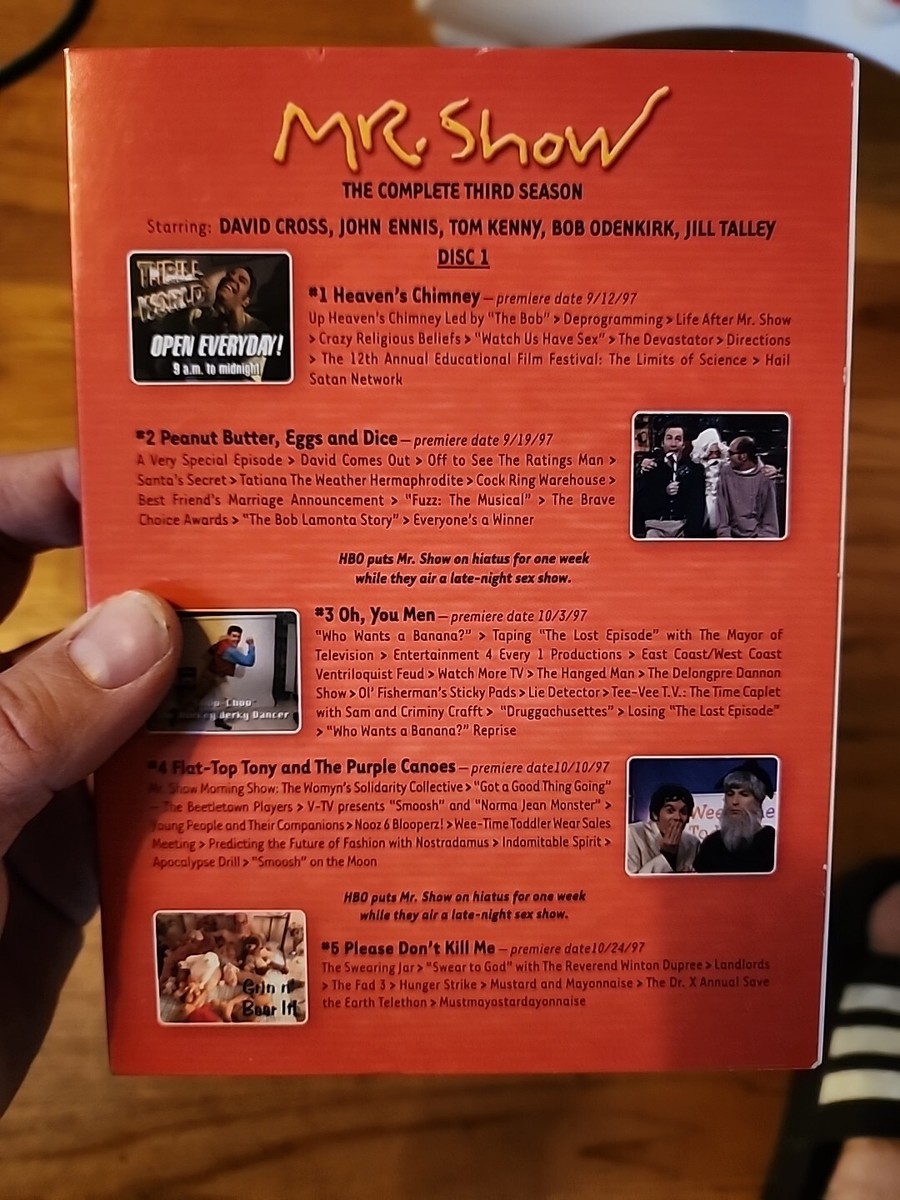 Show Season (2 DVDs) **SIGNED** BY Both David Cross Bob