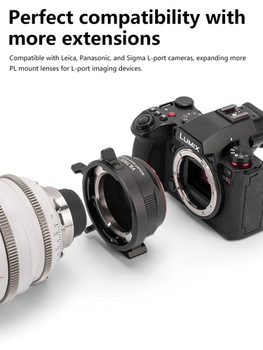 VILTROX PL-L Lens Adapter for PL Lens to L-Mount Cameras Sigma Panasonic Leica - Picture 8 of 9