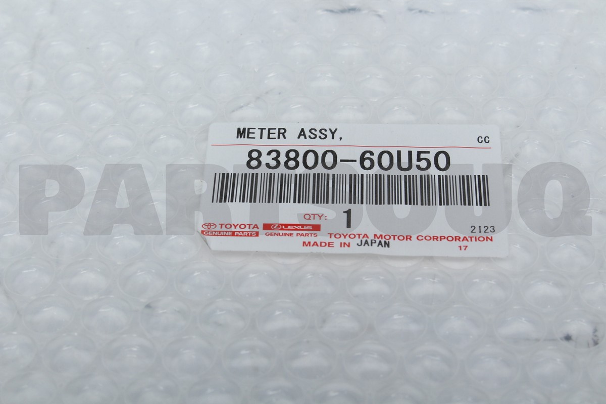 かおり Speedometer/Instrument Cluster Toyota Corolla 83800-02250 C