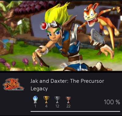 Jak & Daxter: The Precursor Legacy - Platin Trophy Service [PS4 PS5]