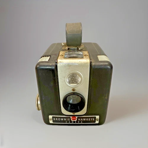 Vintage Kodak Brownie Hawkeye Camera Pre 1950 No Flash Not Tested