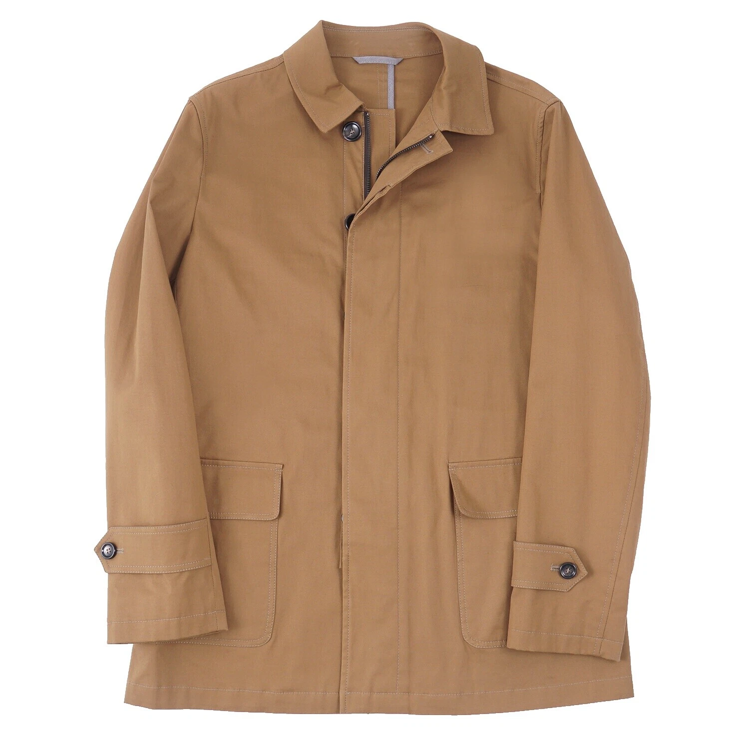 Abrigos Luigi Borrelli Brown, chaquetas y chalecos para hombres