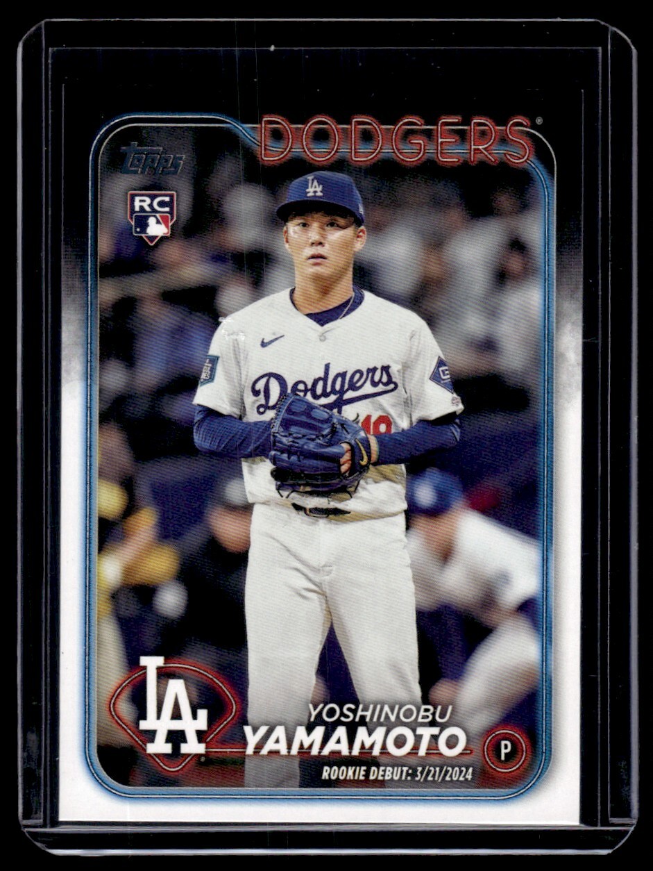 2024 Topps Update Yoshinobu Yamamoto RC Los Angeles Dodgers #US149
