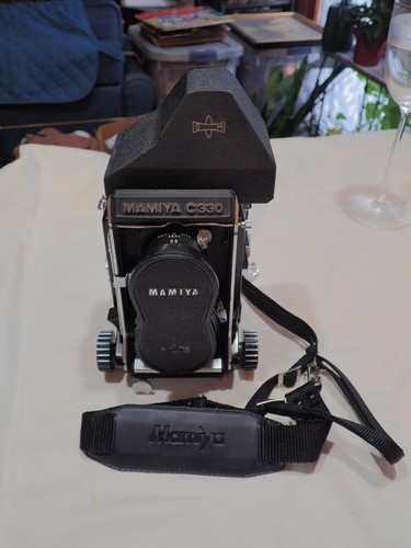 Professional Blue Dot Mamiya C330 TLR Film Camera 80mm 2.8 From JAPAN - Picture 18 of 18