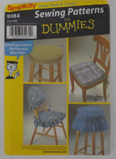 SIMPLICITY PATTERN #9984 CRAFT HOME DECORATING SEWING 4 DUMMIES UNCUT PRINT 2001