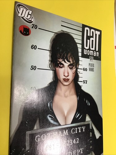 Catwoman (2002) #51 quasi nuovo + copertina Mugshot 9,6 Adam Hughes! Pete Woods Art! - Foto 7 di 14