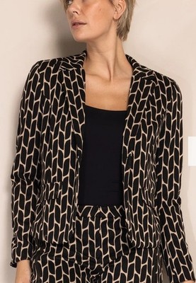 Zhrill Damen Blazer Betsy Black Melage gemustert ZB177-N939 Gr. S-XXL