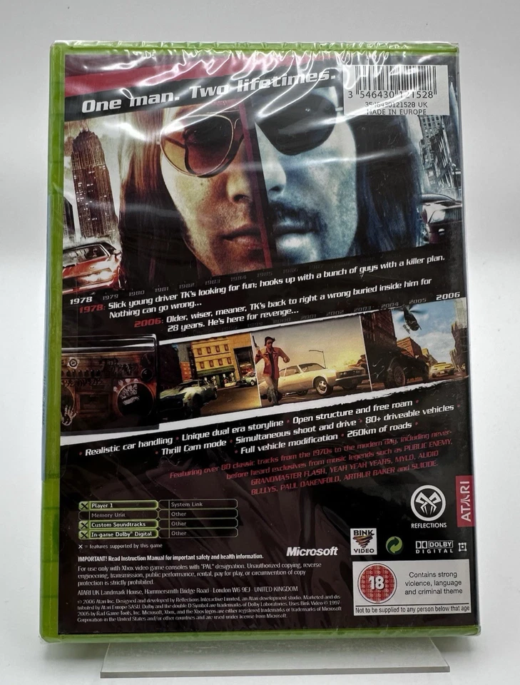 Xbox Driver Parallel Lines, UK Pal, Brand New & Factory Sealed - Image 2 of 4