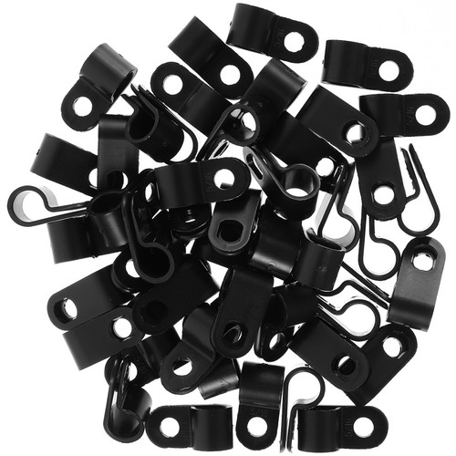 100 Pcs Cable Clamp Sorter Wire Clips for Cords Electrical Staples - 第 1/12 張圖片