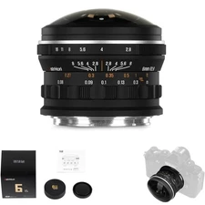 AstrHori 6mm F2.8 Full Frame Ultra-Wide Angle Circular Fisheye Lens For Nikon Z