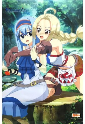 B2 Tapestry FARMAGIA  Switch Arshe & Chiika Illustration Collectible