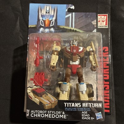 Transformers Titans Return Autobot Chromedome & Stylor Headmaster NEW SEALED