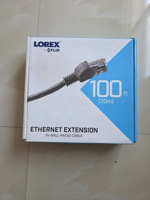 Lorex CBL100C5RU 100ft CAT5e Extension Cable,CMR type (Riser)