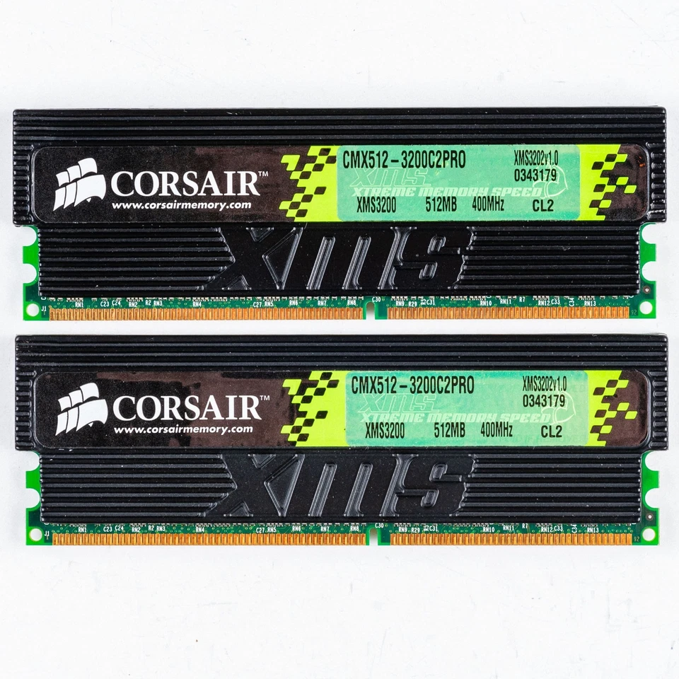 Corsair XMS LED 1GB DDR 400 CMX512-3200C2PRO Activity Lights Retro Gaming Memory - Image 3 of 4