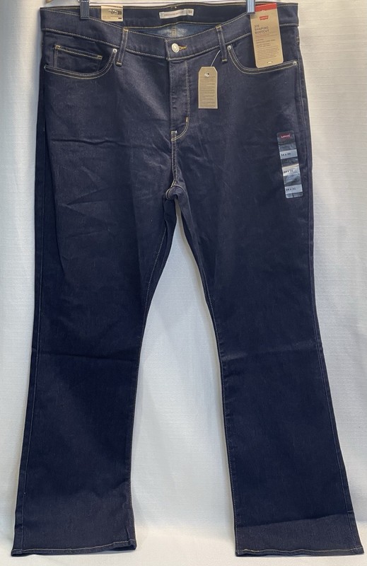 LEVI'S 315 SHAPING BOOTCUT WOMEN'S JEANS STELLAR STRETCH SIZE 34x30 NEW $70