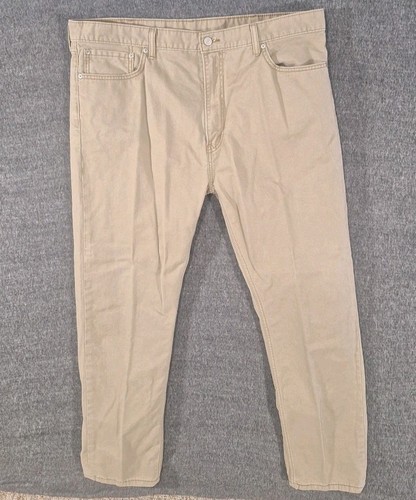 Men's Levi 508 Khaki Jeans Size 42x32 New Without Tags Regular Fit - Picture 1 of 7