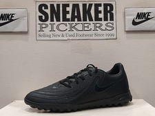 Nike Phantom GX2 Academy Turf Soccer - FJ2577 002 - Black - Mens 6.5 / Womens 8