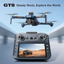 GT8 Brushless Drone with HD Camera 4-Axis RC Quadcopter Obstacle Avoidance
