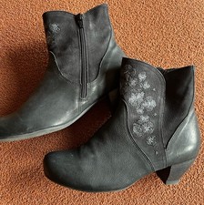 Think! Stiefelette Zwoa 38 schwarz Leder Wech...