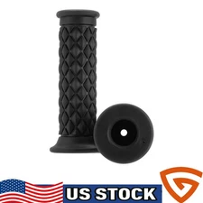 2 Motorcycle Hand Grips Bar End Handlebar Gel For Cafe Racer Dirt Bike ATV