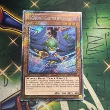 Yugioh! Blackwing - Gale the Whirlwind RA03-EN215 Platinum Secret Rare 1st Ed NM