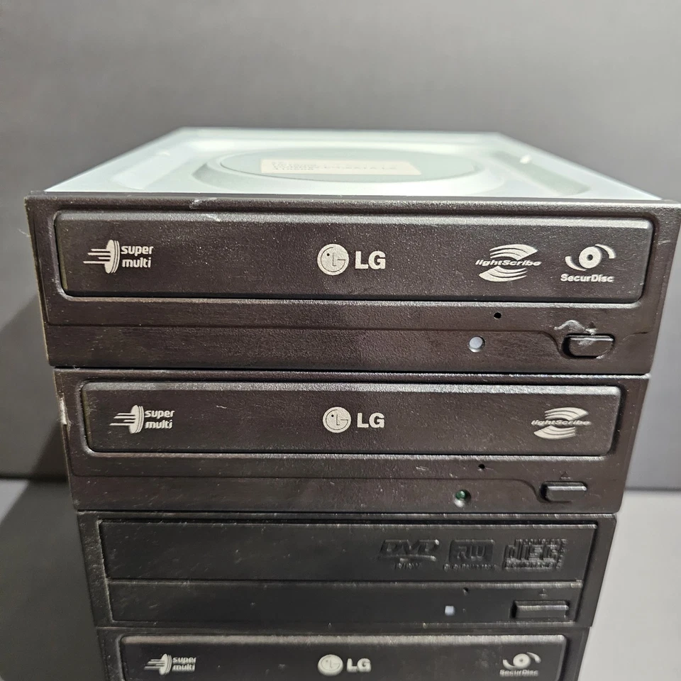 Lot of 5 SATA/IDE DVD/RW Disc Drives DVD DVDRW Burner Desktop PC Optical Drive - Image 2 of 4