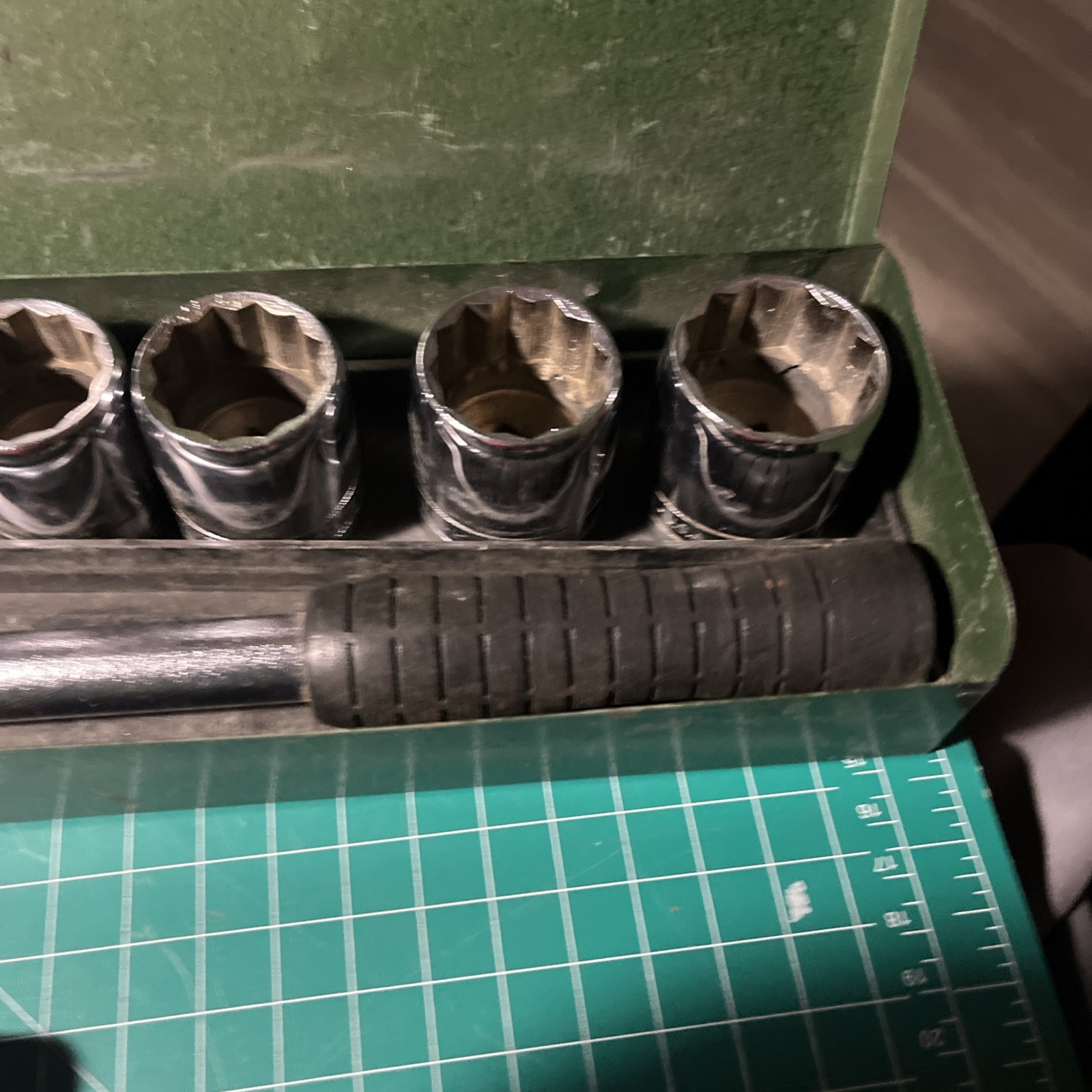 S-K Tools 16 Piece 1/2" Drive Socket Set-Complete Original -USA Made- 7/16-1 1/4