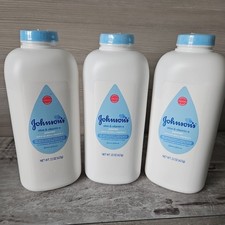 Johnson's Baby Pure Cornstarch Powder - Aloe Vera Vitamin E - 22 Oz Lot Of -3