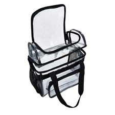 Clear Lunch Bag Heavy-Duty Tote - Double Purse for Work Concert Correctional ...
